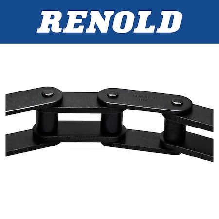 Renold SD 81XH, 2.609in. PITCH, RIVETED, 1 STRAND, CARBON STEEL, 10FT SD81XHX10FT